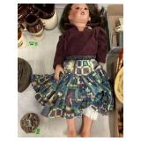 25' Doll - Porcelain Head, Hands & Legs