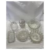 Vtg. Anchor Hockings Glass serving Bowl, Vtg.