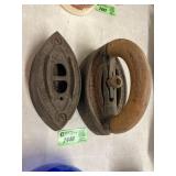 2 Antique Irons