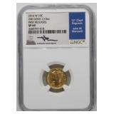 2016-W NGC SP69 1/10 oz. t. 24k Gold Mercury Dime