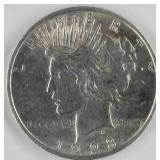 1923 Peace Silver Dollar, 90% Silver Coin