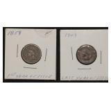 First Year/Last Year of Issue Indian Head Pennies