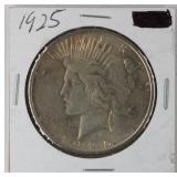 1925 Peace Silver Dollar, 90% Silver Coin