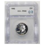 1962 Proof Washington Quarter