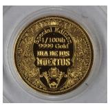 1/100th oz. t. .999 Fine Gold 'Day of the Dead' Ro