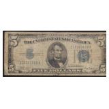 Series 1934A $5 Silver Certificate