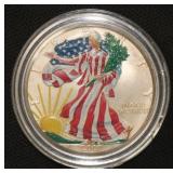 2000 American Silver Eagle, Colorised