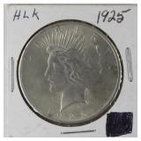 1925 Peace Silver Dollar, 90% Silver Coin