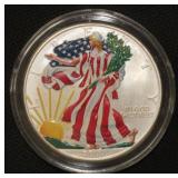 2000 American Silver Eagle, Colorised