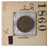 1860 Indian Head Penny