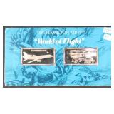 2 oz. t. .999 Fine Silver 'World of Flight' Bars