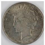 1925 Peace Silver Dollar, 90% Silver Coin