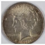 1922 Peace Silver Dollar, 90% Silver Coin