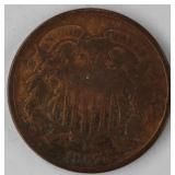1867 2-Cent Coin