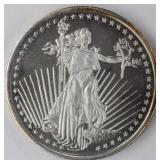 1 oz. t. .999 Fine Silver 'Liberty' Round