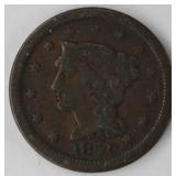 1846 Large Cent Coin