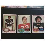 976 Topps football partial set, missing 25
