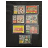 7 1962 Topps Football Cards
