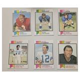 80+/-  1973 Topps football cards w/ Staubach