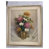 Dimension III Floral Framed Print