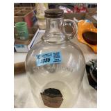 Glass one gallon jug