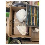 Yarn and crochet needles