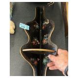 Nice floral painted corner shelf