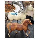 Two vintage Arabian Breyer horses