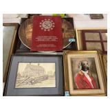 2 pieces of Wall Art & Quarter Book