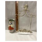Antique Metal Hanging Display Item, Antique
