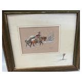 Vintage Bill Zivic Drawing