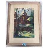 Watercolor painting by Perry Davis