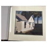 Painting of a beach house