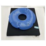 A donut and a seat cushion