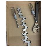 Craftsman crowfoot wrench set  and nut drivers