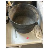 3footed Cast iron cauldron