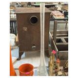 Clear glass vase