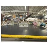Clear glass lot