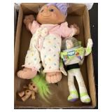 Buzz Lightyear and two trolls