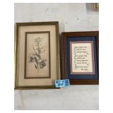 Framed Artwork 2 pieces