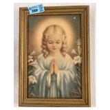 Vintage Framed Print "Morning Star"