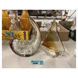 2 Art Glass Pieces