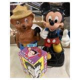 Mickey Mouse Phone, Betty Boop Salt&Pepper set,