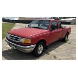 1995 Red Ford Ranger Manual Transmission
