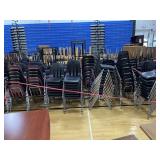 Approximately 100 chairs of different sizes