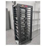 Rubbermaid rolling rack