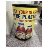 Round Snapple Cooler on Wheels