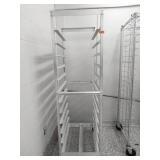 Aluminum metal rack on wheels