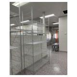 Industrial stainless steel shelves