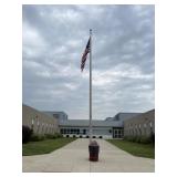 30ï¿½ ? Flagpole West Side of Building